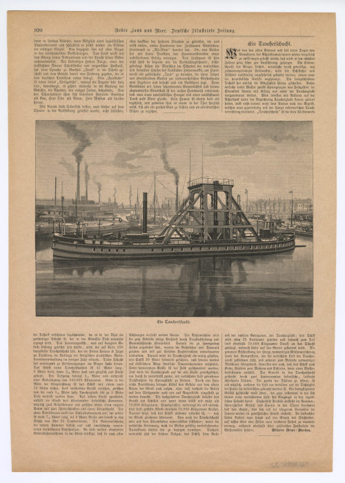 Unbekannt (Künstler*in), Ein Taucherschacht., n.d.