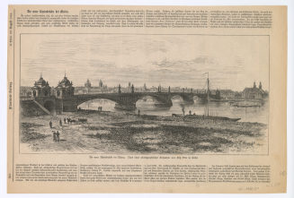 Die neue Rheinbrücke bei Mainz. [...]