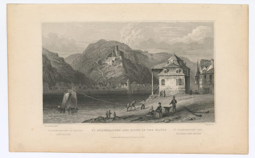 Ward (Stecher*in), ST. GOARSHAUSEN AND RUINS OF THE KATZE, um 1840