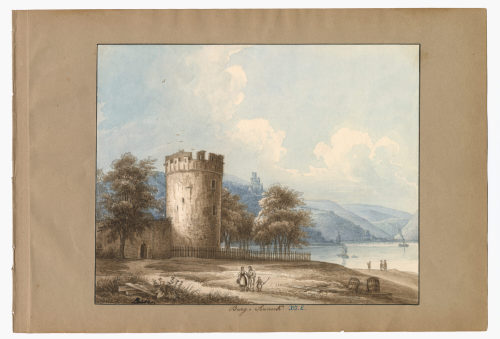 Luise von Anhalt-Bernbeug Prinzessin (Zeichner*in), Burg-Sonneck., 1820-1848