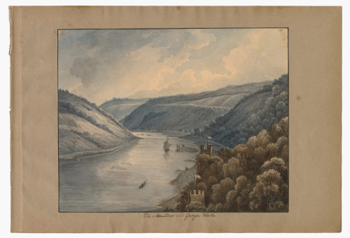 Luise von Anhalt-Bernbeug Prinzessin (Zeichner*in), Die Alexanders und Georgs-Warten., 1820-1848
