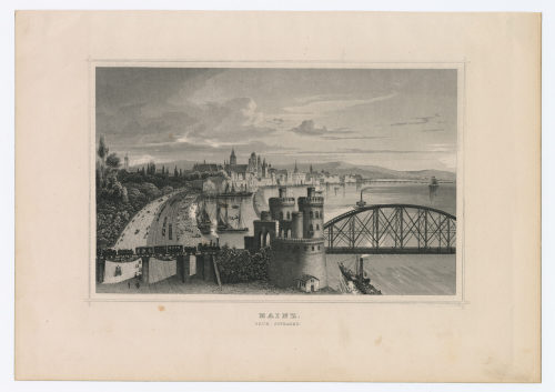 Unbekannt (Künstler*in), MAINZ. NEUE AUFNAHME., um 1855