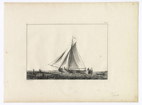 Le Comte (Lithograph*in), Schute (Pl. 24), 1831