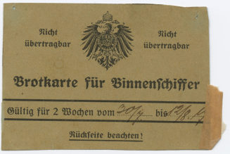 Brotmarke für Binnenschiffer