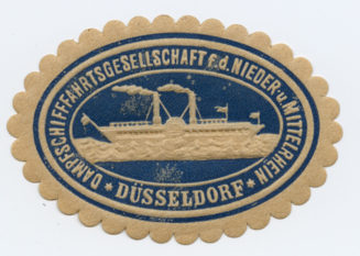 DAMPFSCHIFFFAHRTGESELLSCHAFT f. d. NIEDER- u. MITTELRHEIN. DÜSSELDORF