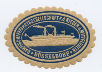 DAMPFSCHIFFFAHRTGESELLSCHAFT f. d. NIEDER- u. MITTELRHEIN. DÜSSELDORF