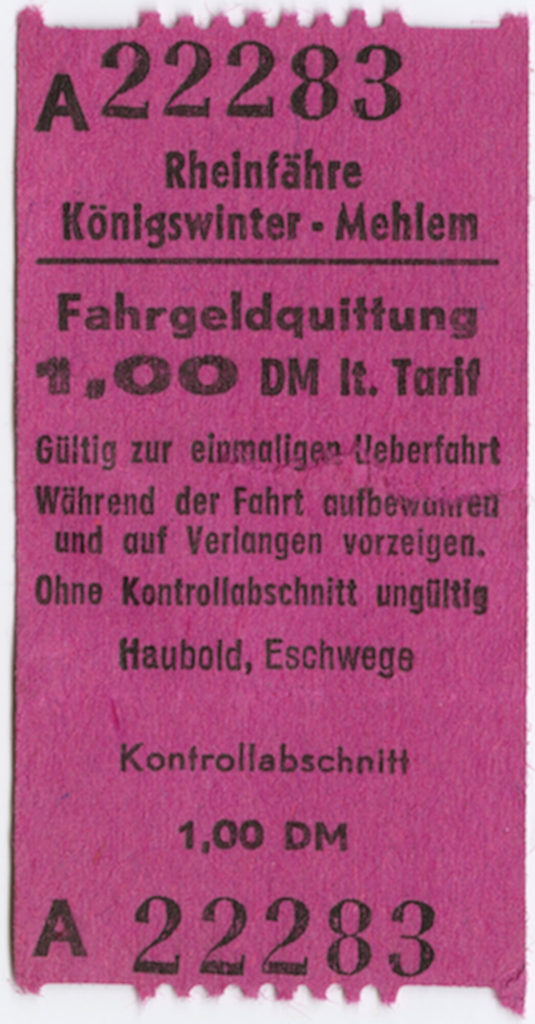 Rheinfähre Königswinter - Mehlem