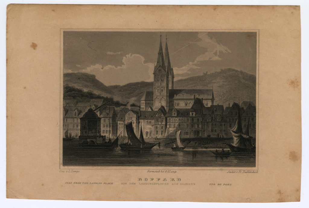 BOPPARD VON DEM LANDUNGSPLATZE AUS GESEHEN