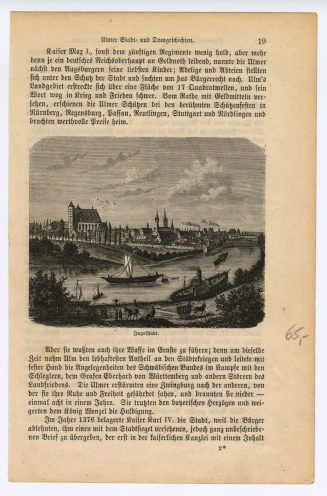 Zeitschriftenartikel mit einer Abbildung: "Ingolstadt."