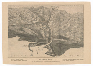 Der Kanal von Panama. Aus der Vogelperspektive.