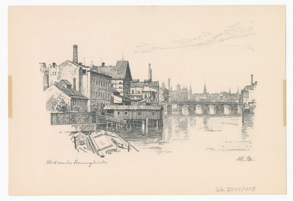 Blick von der Brommybrücke