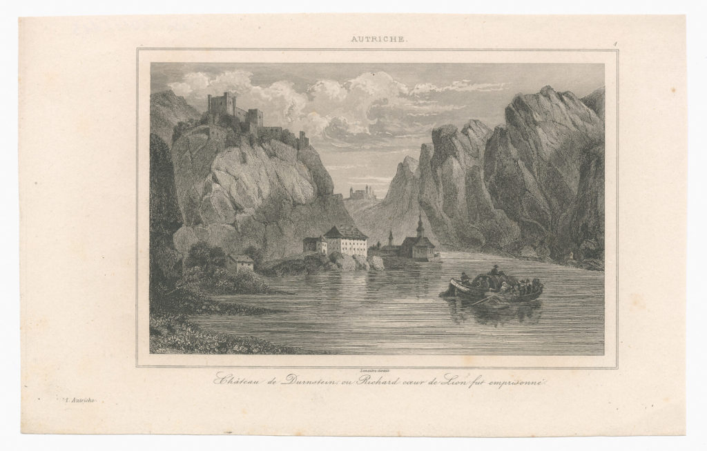 Château de Durnstein, ou Richard coeur de Lion fut emprisonné.