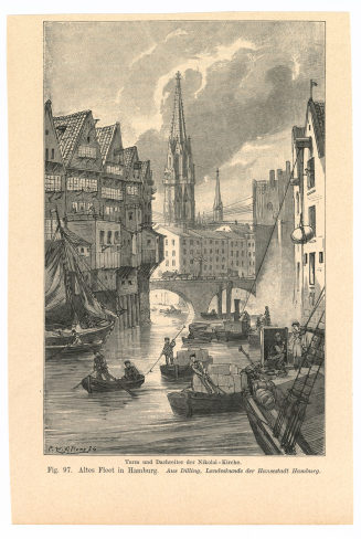Altes Fleet in Hamburg.
