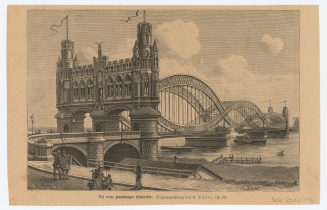 Die neue Hamburger Elbbrücke.