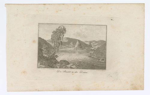 I. Blaschke (Künstler*in), Der Strudel in der Donau., 19. Jahrhundert