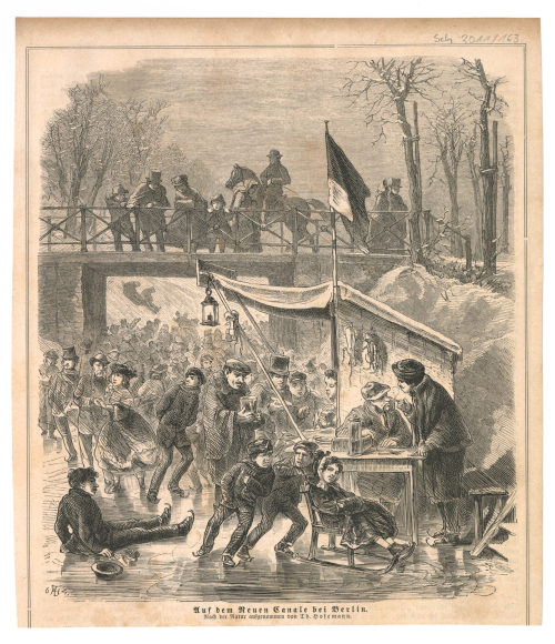 Theodor Hosemann (Künstler*in), Auf dem Neuen Canale bei Berlin., 19. Jahrhundert