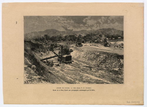André Slomszynski (Künstler*in), ISTHME DE PANAMA. VUE PRISE Á LA CULEBRA., um 1900