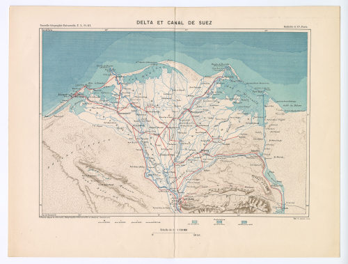 Charles Eugène Perron (Urheber*in), Delta et Canal de Suez, 1909