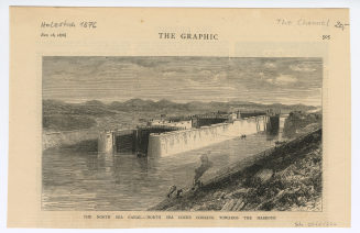 THE NORTH SEA CANAL - NORTH SEA LOCKS LOOKING TOWARDS THE HARBOUR