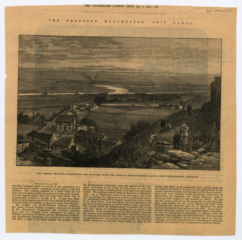 THE PROSPECTED MANCHESTER SHIP CANAL.