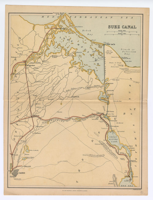 William Mackenzie. London Edinburgh & Glasgow (Verlag), SUEZ CANAL, Anfang des 20. Jahrhunderts