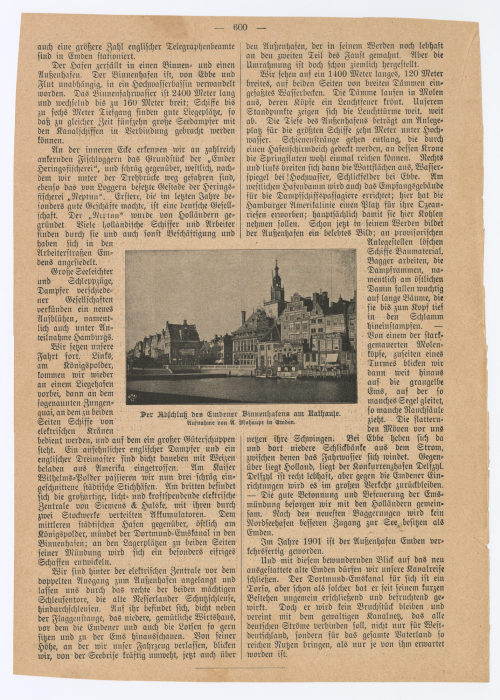 Johannes Wilda (Autor*in), Der Dortmund-Emskanal und seine Bedeutung., um 1900