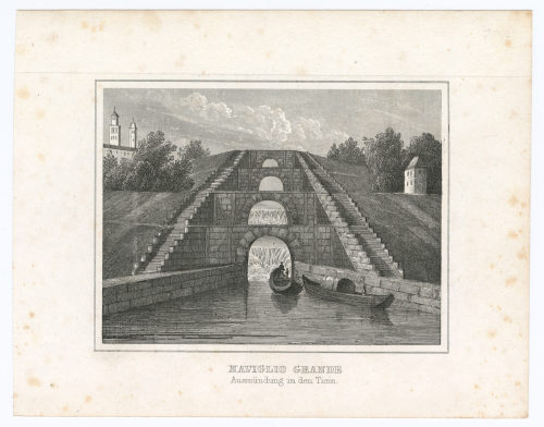 Unbekannt (Künstler*in), NAVIGLIO GRANDE, Ende des 19. Jahrhunderts