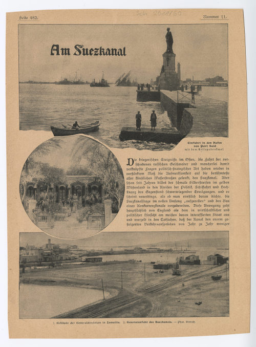 Unbekannt (Verlag), Am Suezkanal, um 1900