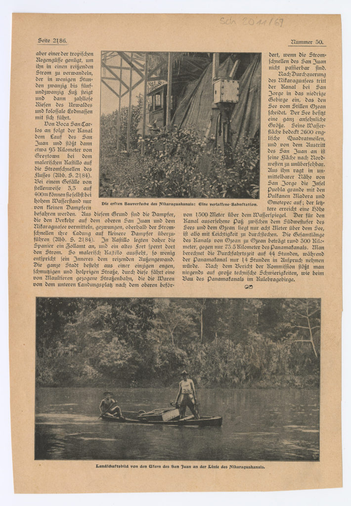Artikel über den Nikaragukanal