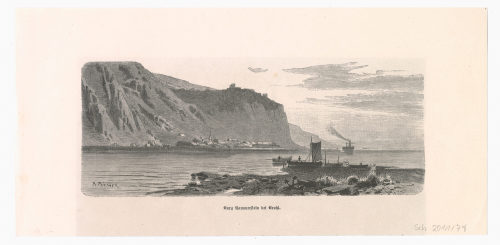 R. Püttner (Künstler*in), Burg Hammerstein bei Brohl., Anfang des 20. Jahrhunderts