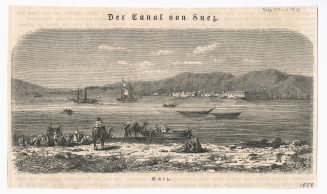 Der Kanal von Suez.
