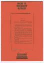 Programmheft (Umschlag) zu "Dantons Tod" von Georg Büchner. Premiere am 18. November 1989 im Gr ...