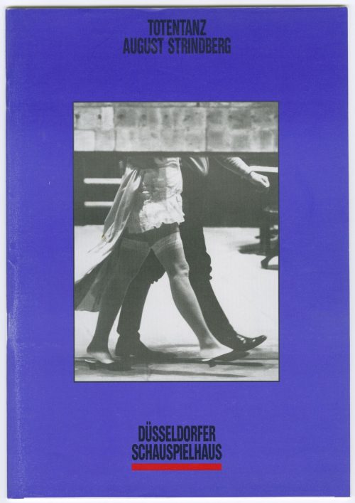 Programmheft (Umschlag) zu "Totentanz" von August Strindberg. Premiere am 13. Oktober 1991 im G ...
