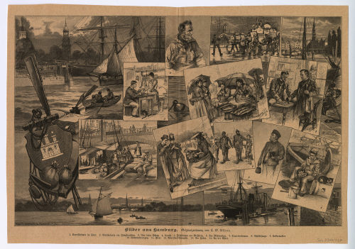 Christian Wilhelm Allers (Künstler*in), Bilder aus Hamburg., 19. Jahrhundert