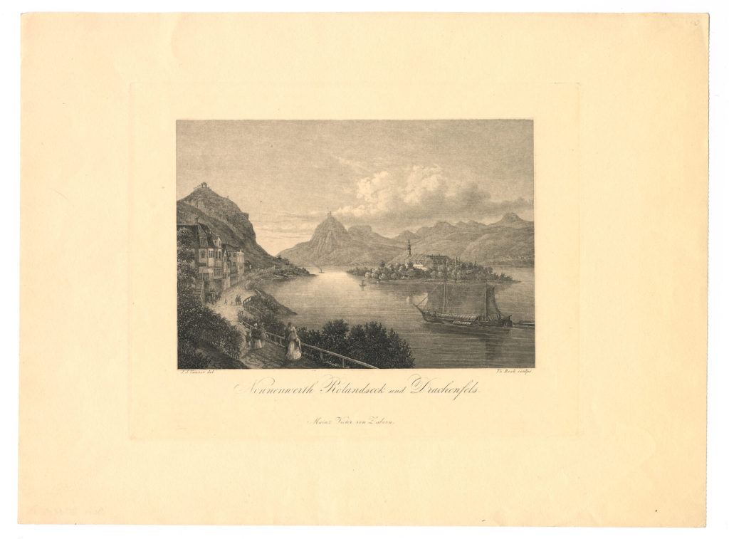 Nonnenwerth, Rolandseck und Drachenfels.