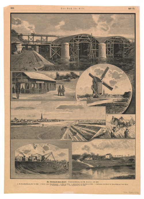 Wilhelm Oertel (Künstler*in), Der Dortmund-Ems-Kanal., 19. Jahrhundert