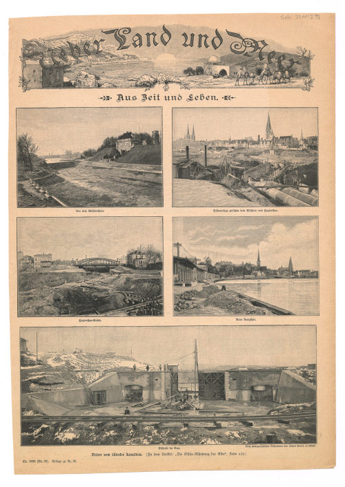 Unbekannt (Künstler*in), Der Dortmund-Ems-Kanal., 1899