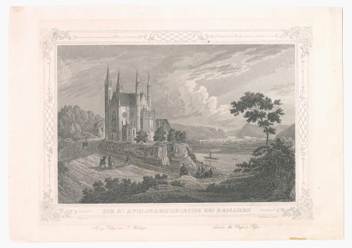 Friedrich Hirchenhein (Künstler*in), DIE ST. APOLINARIUSKIRCHE BEI REMAGEN, 19. Jahrhundert