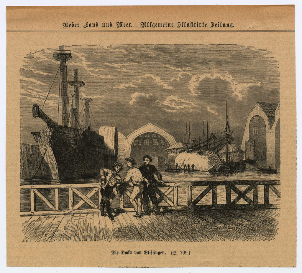 Die Docks von Vlissingen.