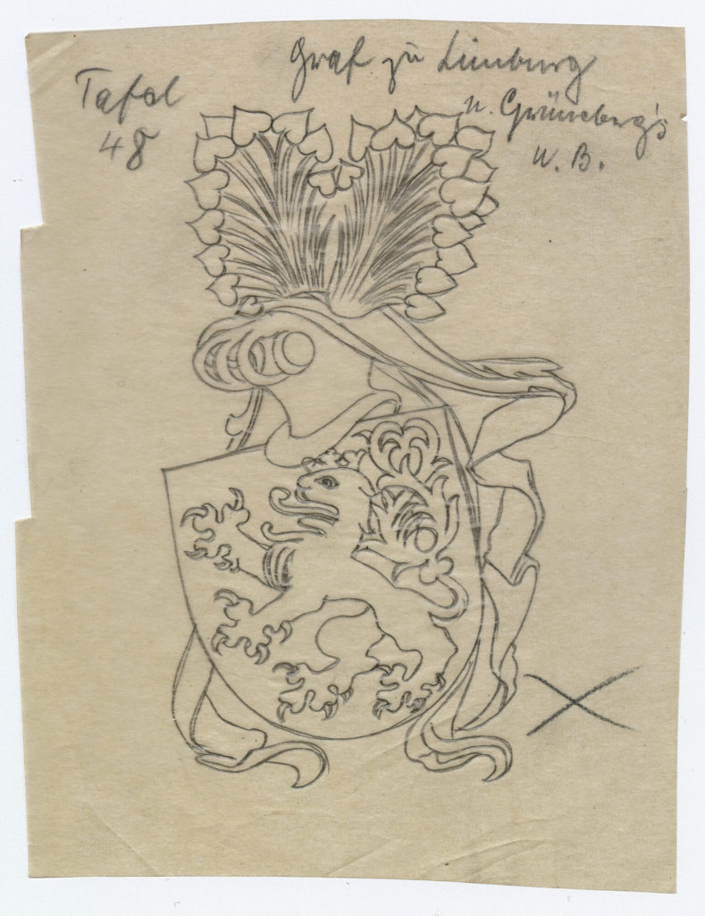 Tafel 48: Graf zu Limburg u. Grünebergs W.B.