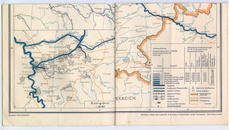 KARTE DER WASSERSTRASSEN in WEST- und MITTELDEUTSCHLAND und den BENELUXLÄNDERN