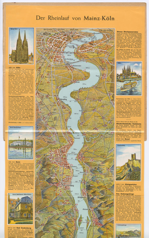 Wilhelm-Stollfuss-Verlag (Verlag), Rheinlauf mit Beschreibung von Mainz bis Köln, um 1960