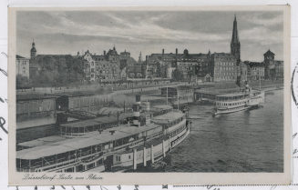 Düsseldorf. Partie am Rhein