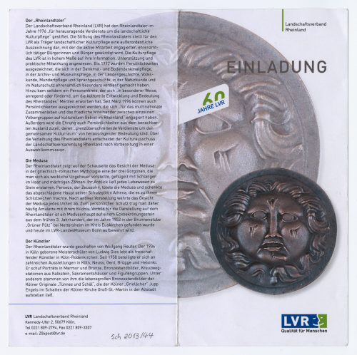 Prof. Dr. jur. Jürgen Wilhelm (Beteiligte Person), EINLADUNG, 2013