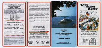 Ausflüge und Sonderveranstaltungen auf dem Rhein