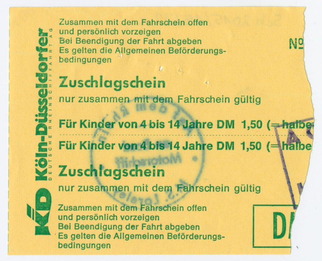 Zuschlagschein "Für Kinder von 4 bis 14 Jahre"