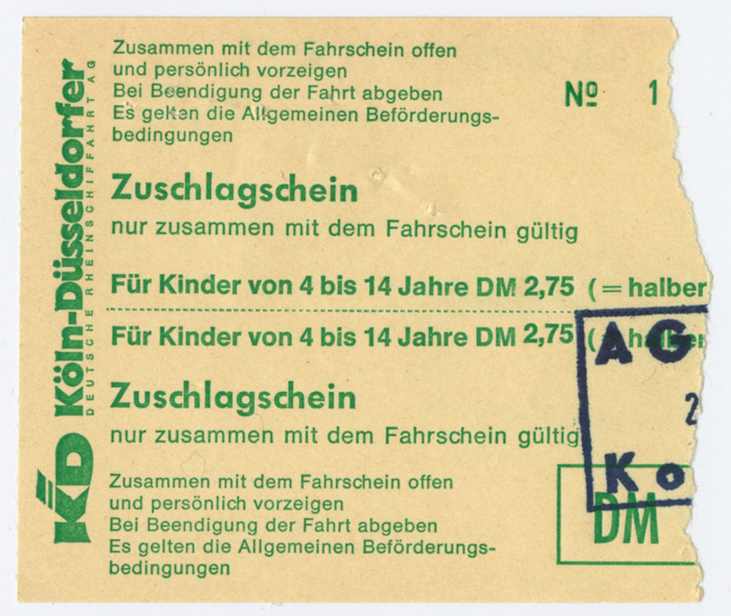 Zuschlagschein "Für Kinder von 4 bis 14 Jahre"