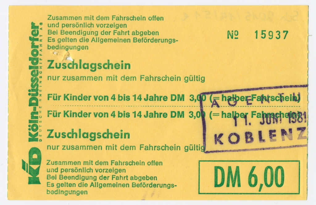 Zuschlagschein "Für Kinder von 4 bis 14 Jahre"
