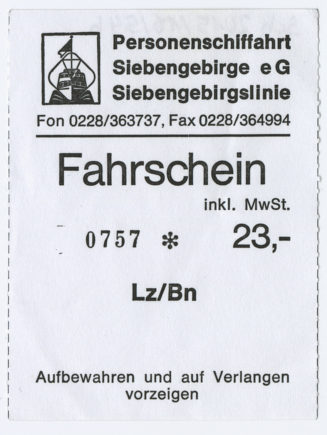 Personenschifffahrt Siebengebirge eG