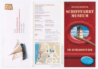 Flyer "DÜSSELDORFER SCHIFFFAHRTMUSEUM IM SCHLOSSTURM"